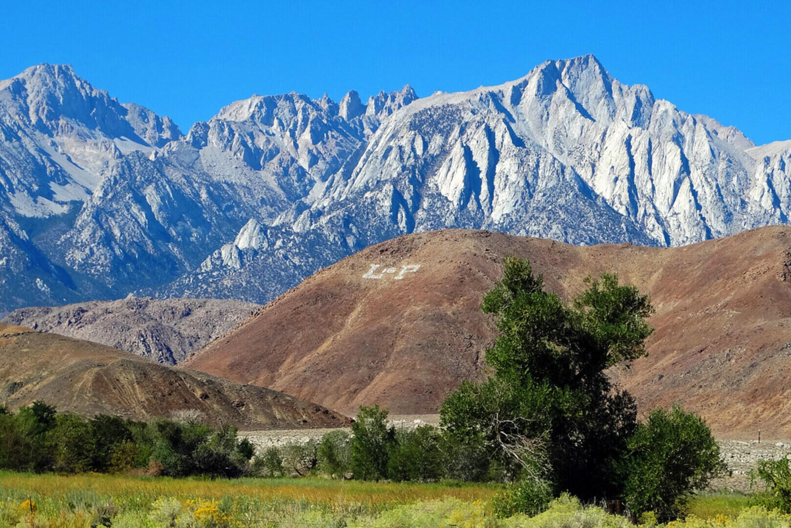 Mount Whitney from Alabama Hills, California